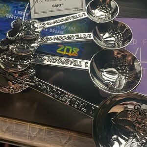 Sunflowers & pumpkins fall theme decor measuring spoons